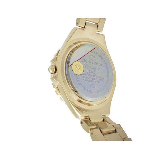 Charles Delon Dress/Formal Style Gold Watch - Picture 2 of 3